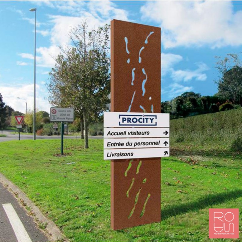 Tòtem entrada ciutat model Venècia